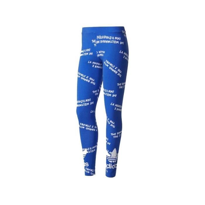 legging adidas bleu