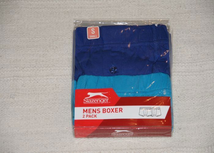 SLAZENGER Lot 2 Boxers Caleçons Homme Coton Sous-Vêtements