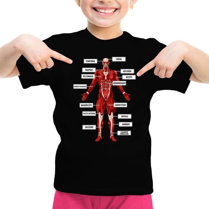 T Shirt Enfant Fille Noir L Attaque Des Titans Parodique Le Titan Colossal Titanatomie Colossale Parodie L Attaque Des Tita Noir Noir Cdiscount Pret A Porter