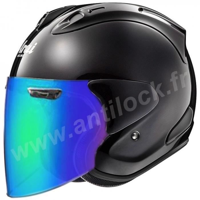 ARAI SZR VAS NOIR AVEC VISIÈRE MIROIR VERT Cdiscount Auto