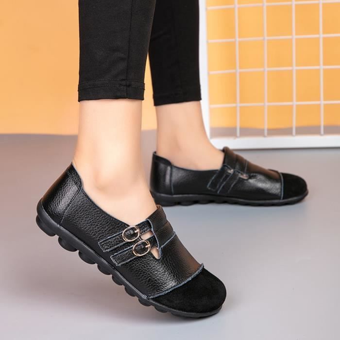 Mocassins plats en cuir pour femme - Style décontracté et confortable - Chaus Mocassins plats en cuir pour femme - Style décontracté et confortable - Chaus