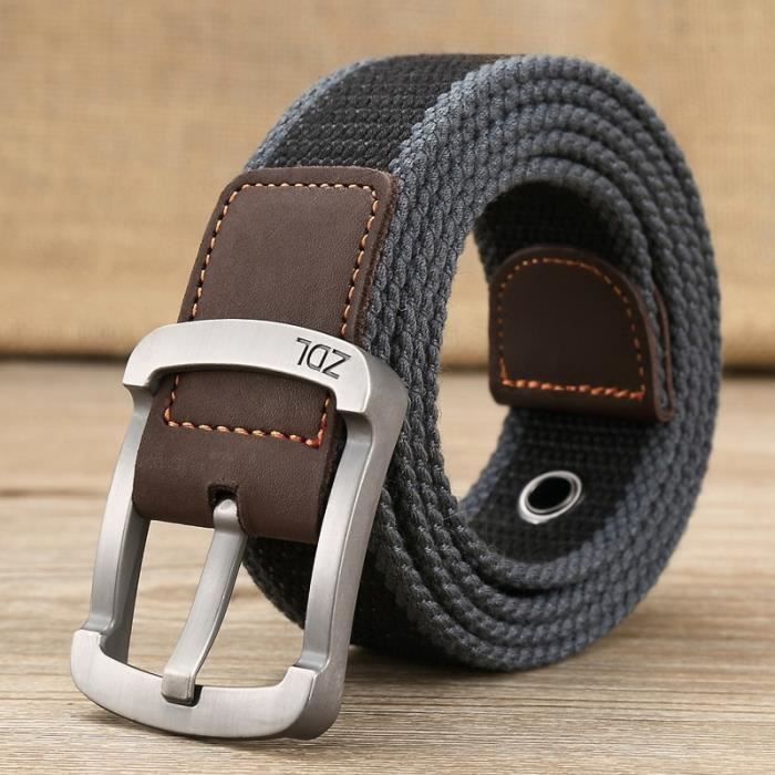 Ceinture Tactique Unisexe En Nylon - Ajustable 80-130 Cm, Plusieurs Couleurs - 6