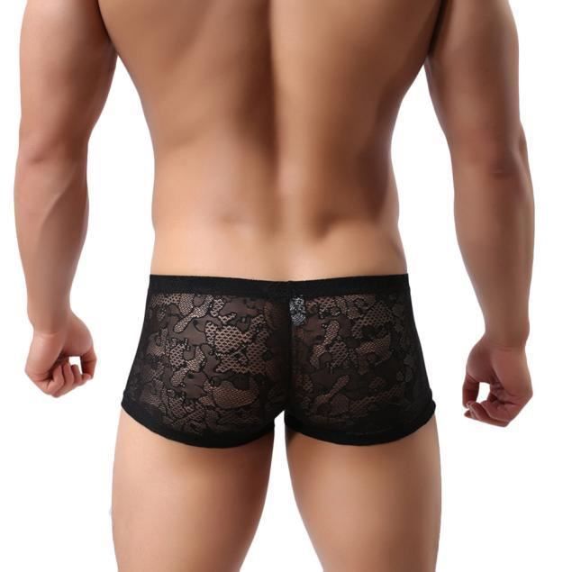 Caleçon Sous-vêtements Sexy Pour Hommes Transparent Voir à Travers Les