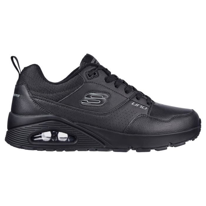 Skechers Baskets SKECHERS Uno Suroka Noir - Homme/Adulte - Lacets - Synthétique - Plat