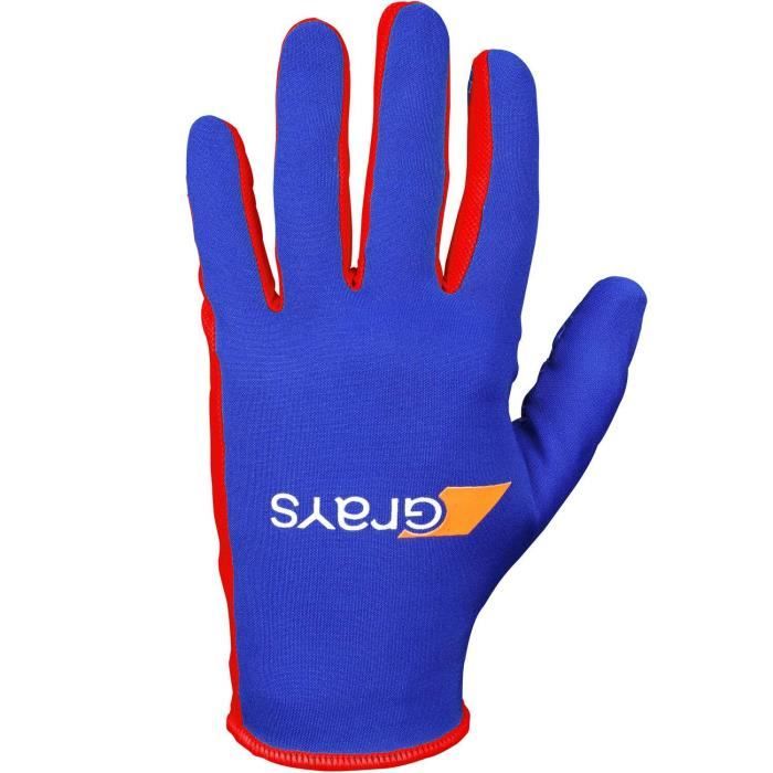 Gants de hockey Grays Hockey Skinful PRO - Marine/Fluo Red - M - Homme - Respirant