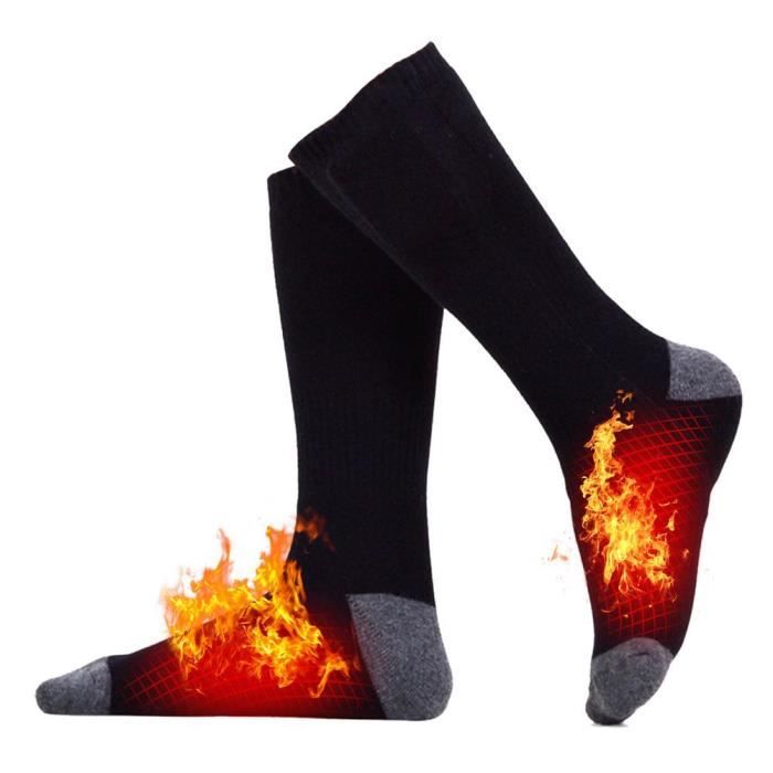 Chaussette de ski chauffante électrique à piles Black[D4250] Pour — free download
