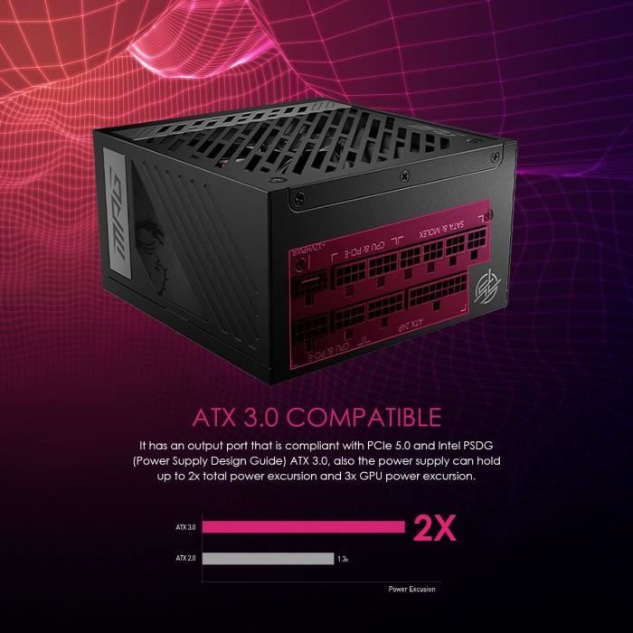 Fuente De Poder Thermalright 850W 80 PLUS GOLD Full-Modular (TR-TG 850