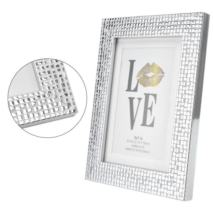 DECHOUS Lot De 2 Présentoirs En Métal Pour Plaques De Fer Support De Bureau Simple Pour Décoration De Bureau Or Rose