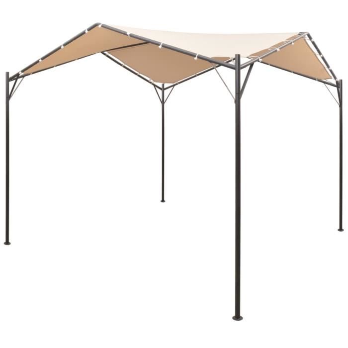 vidaXL Chapiteau Rétractable 4 Parois Latérales 3x6 m Bleu Tonnelle Tente