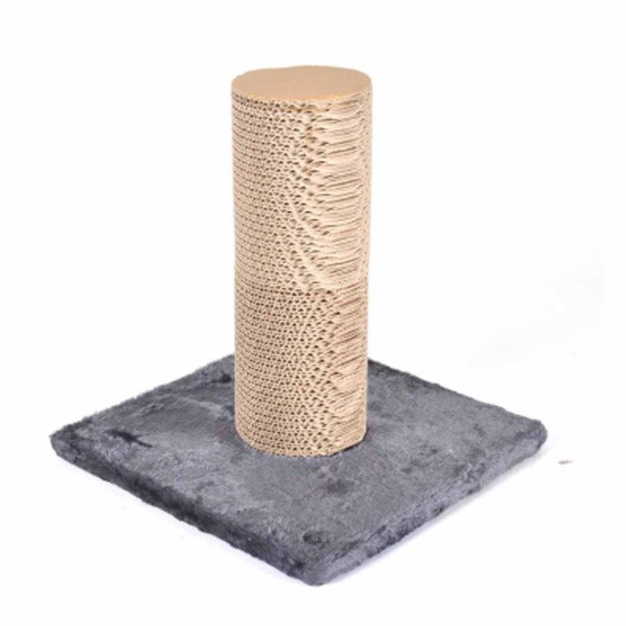 Comparer les prix de Griffoir Pour Chat "avec Recharge" 32cm Gris - Paris Prix