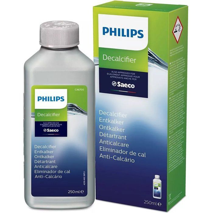 Détartrant machine à café - PHILIPS - CA6700/10 - compatible cafetières Philips & Saeco - x1 bouteille de 250ml