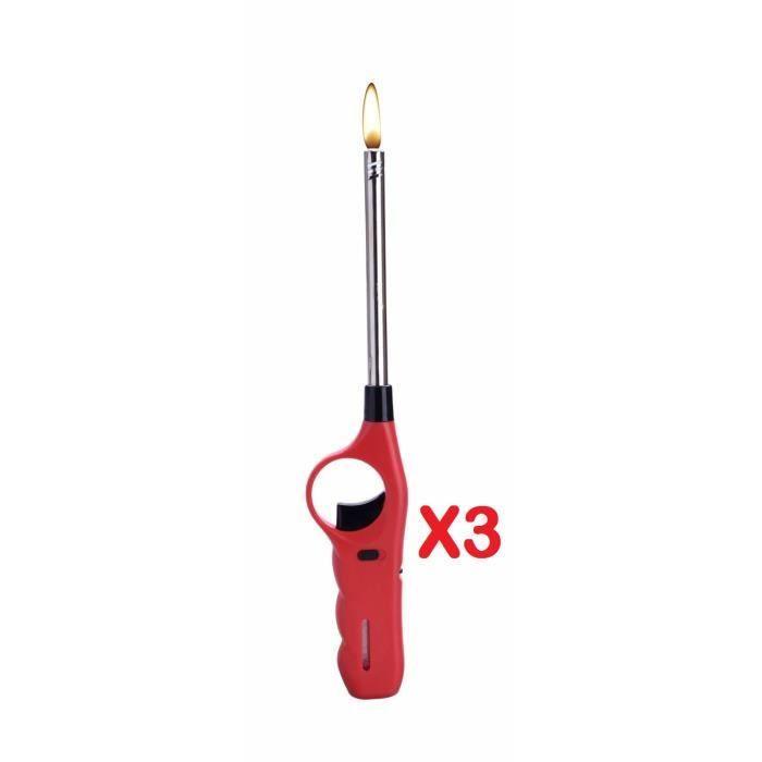 27 cm Allume gaz rechargeable embout flexible allume gaz cheminée barbecue