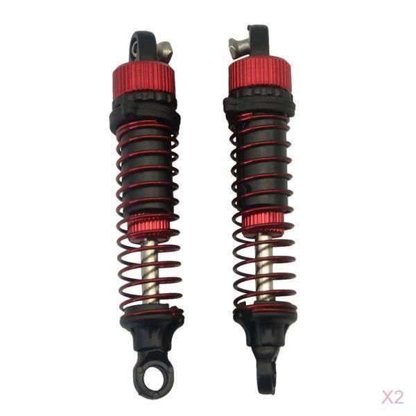 so Amortiguador de amortiguadores de Metal, Amortiguador de suspensión RC Amortiguador para 1/14 WLtoys 144001 Modelo RC (Rojo/Azul)(Rojo so Amortiguador de amortiguadores de Metal, Amortiguador de suspensión RC Amortiguador para 1/14 WLtoys 144001 Modelo RC (Rojo/Azul)(Rojo