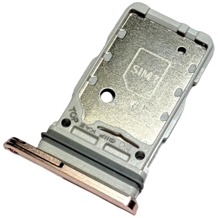 Tiroir Carte Dual SIM pour Samsung Galaxy S21 5G G991B G991B DS Piece de Remplacement Original - vue 2