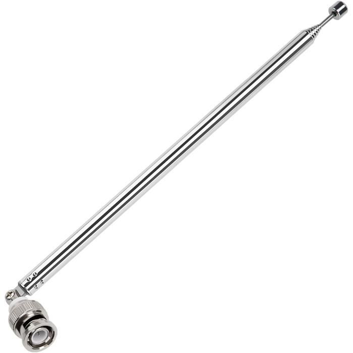 Xtahdge Antenne 27Mhz Antennes TéLescopiques/à Tige HT de 9 Pouces à 51 Pouces pour Radio CB Portable/Portable avec Connecteur BNC