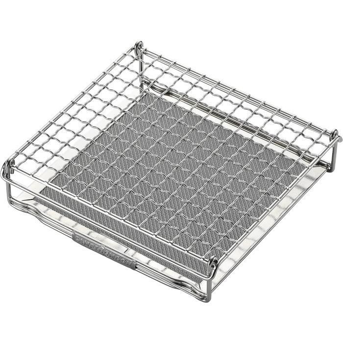 Grille-pain Pliable Pour Réchaud De Camping - Portable En Acier Inoxydable - Idéal Toast, Pain, Petit-déjeuner Outdoor - 4