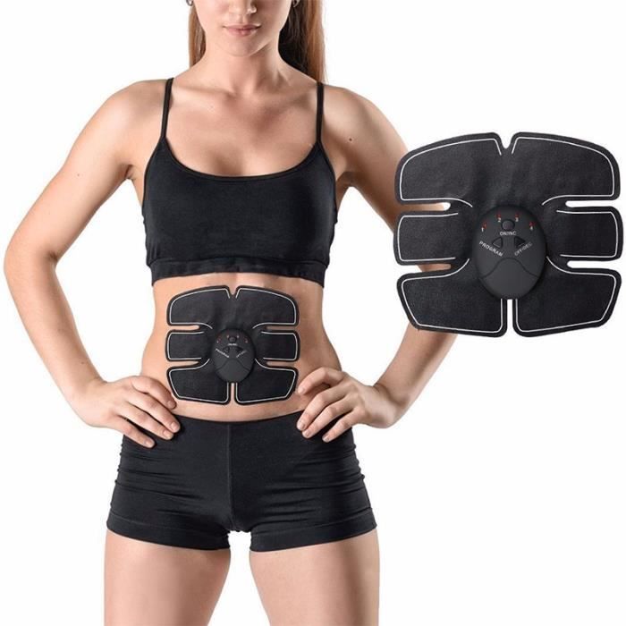 SHOP-STORY - Electro-Stimulateur pour la Croissance des Muscles Abdominaux  ElectroStimulation 6 Pack - appareils stimulation abdominale électriques