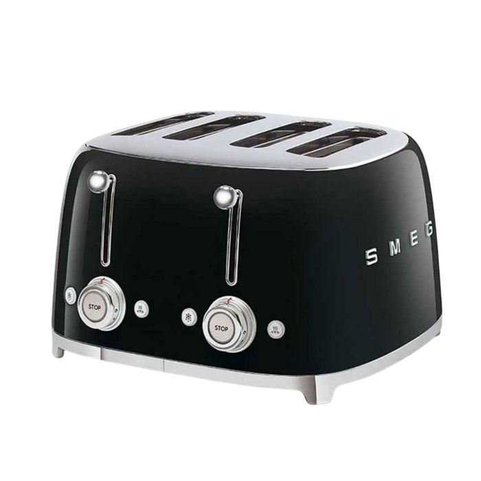 Grille-pain SMEG 4 tranches - Années 50 - Noir -