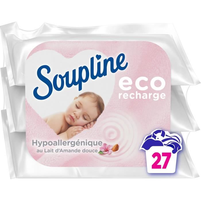 SOUPLINE Adoucissant Concentré à diluer Lavande - 3 x 200 ml - Cdiscount  Electroménager