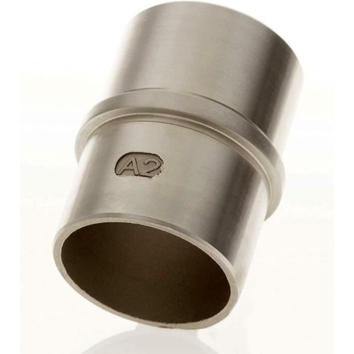 Bouchon Tube Acier Inox V2A - Pour Tube 42,4x2,5mm - Forme Semi-circulaire - Neuf STEINBACHER