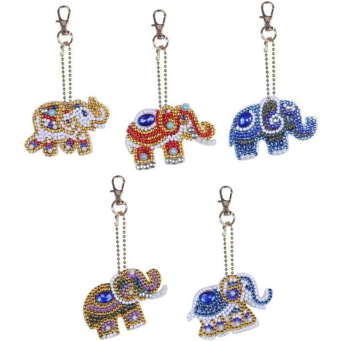 Porte-Clés Rétro Diamond Painting - Lettre A - DIY - Peinture Diamant