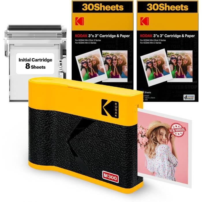 Custodia Rigida Da Viaggio Lebakort Per Stampante Fotografica KODAK Mini 2 ERA / Mini Shot 2 ERA – Protezione In EVA E Nylon, Nera