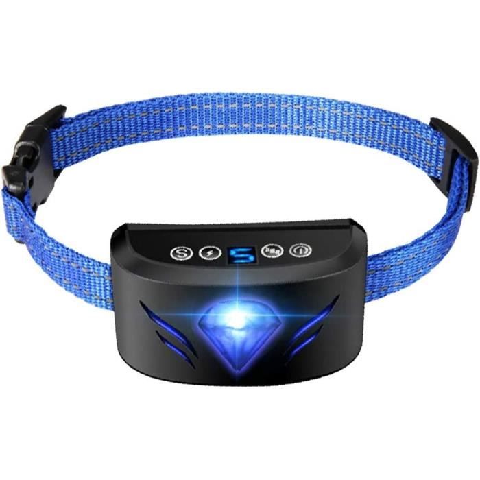 Comparer les prix de PetInn Collier anti-aboiement Collier Anti-aboiement Electrique Collier Anti-aboiement Rechargeable avec Modes Bip-Vibration-Cho67