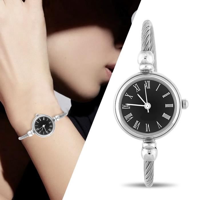 SURENHAP Montre bracelet Montre-bracelet à bracelet en alliage de quartz