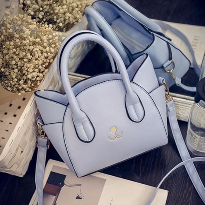 Sac Bandoulière Mini Fantôme - Cuir PU Gris Et Bordeaux - Luxe, Neuf Avec étiquettes