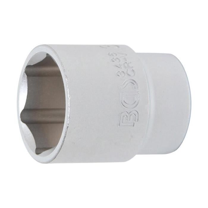 BGS 3760 Douille Clé Six Pans 60 Mm – 25 Mm (1) Longueur 60 Mm, Chromée Mat Pour Usage Professionnel