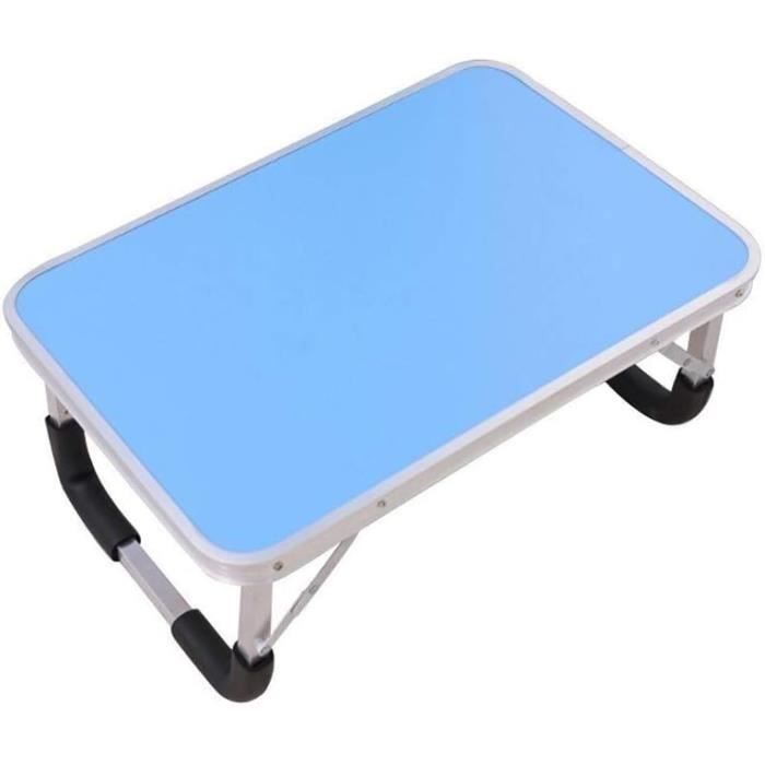 Table de Lit avec Réglable en Hauteur, Bureau pour Ordinateur Portable