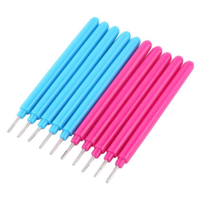 10 Pcs Outils Quilling – Stylets à Fente Pour Rouler Papier En Spirale – Kit DIY Loisirs Créatifs