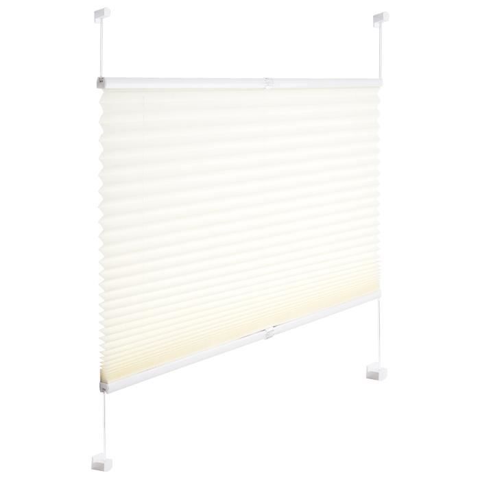 Store Plissé Sans Perçage ONDECO - Protection Solaire Et Intimité Fenêtre
