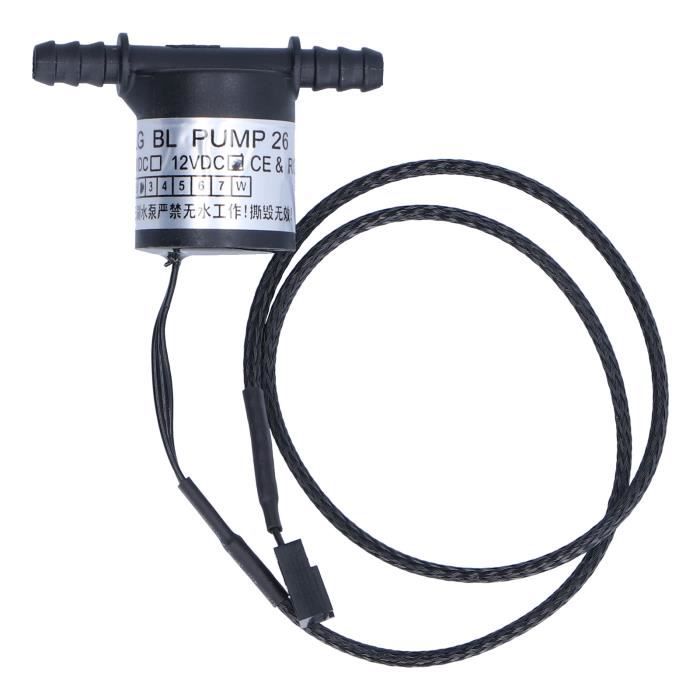 Smarstar DC40D-1250 - Pompe à Eau 12V Sans Brosse 450L/H 5m Hauteur - Pompe Centrifuge Magnétique Submersible Ultra Silencieuse Pour Fontaine, Aquarium, Refroidissement