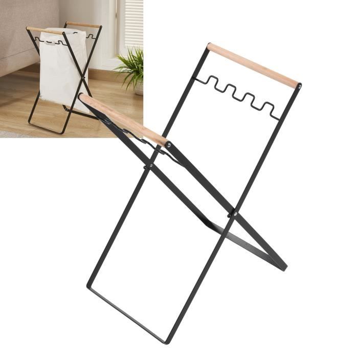 Viso Support Pour Sac Poubelle Noire SS800 En Acier, 130L à