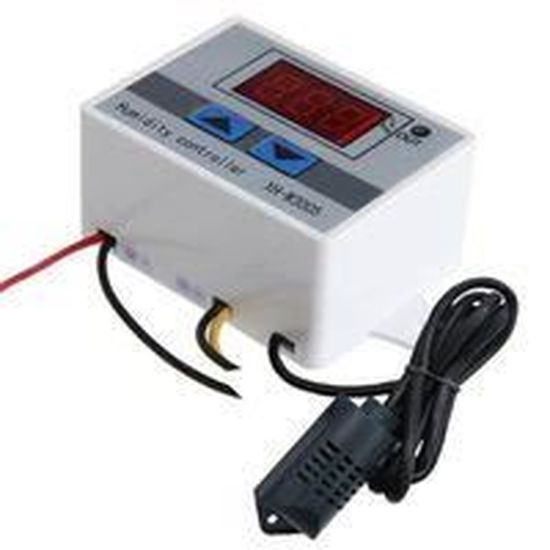 XH-W3005 Humidistat numérique contrôleur d'humidité régulateur hygromètre intérieur extérieur humidomètre détecteur de mositu 220v