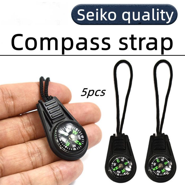 Porte-clés Lampe De Poche LED Mini - Survie EDC Camping - Titane - Neuf
