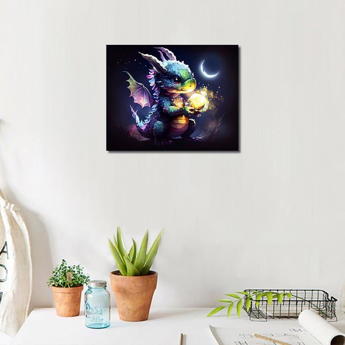 DXWZKNB Peinture par Numero Personnalisé,DIY Peinture à l'huile Photo