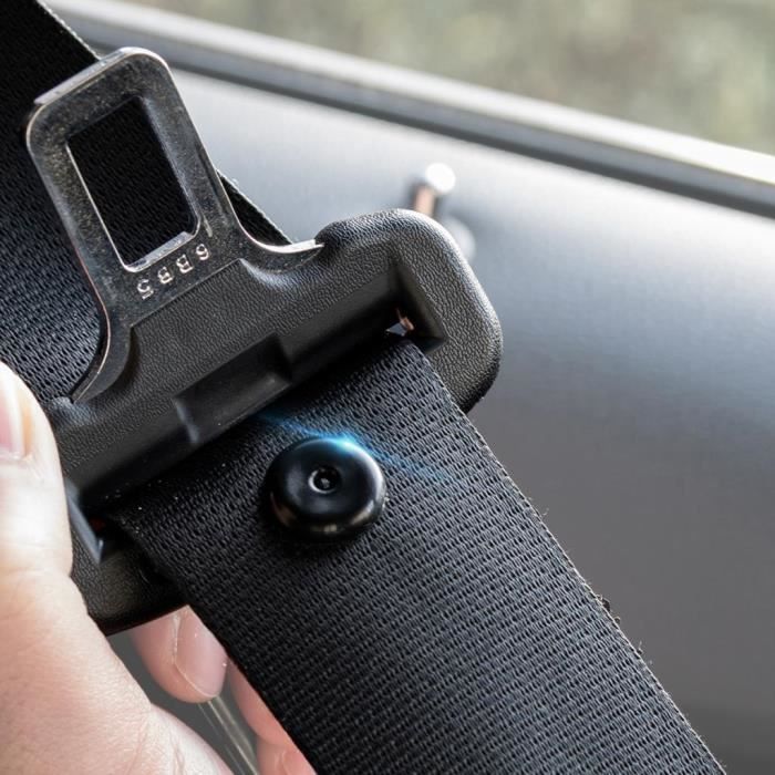 Beige - Clips de bouton d'arrêt de ceinture de sécurité de voiture, Retenue  de fixation, Ajusteur de ceinture - Cdiscount Auto