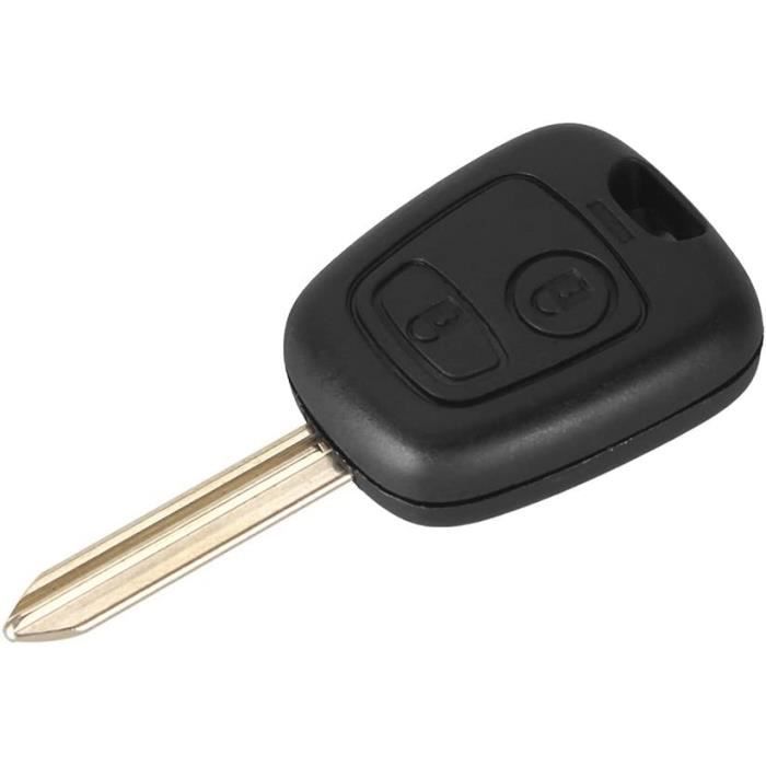 Coque De Clé Pour Citroen Berlingo/Picasso Et Peugeot Partner/Expert - 2 Boutons - Sans Électronique