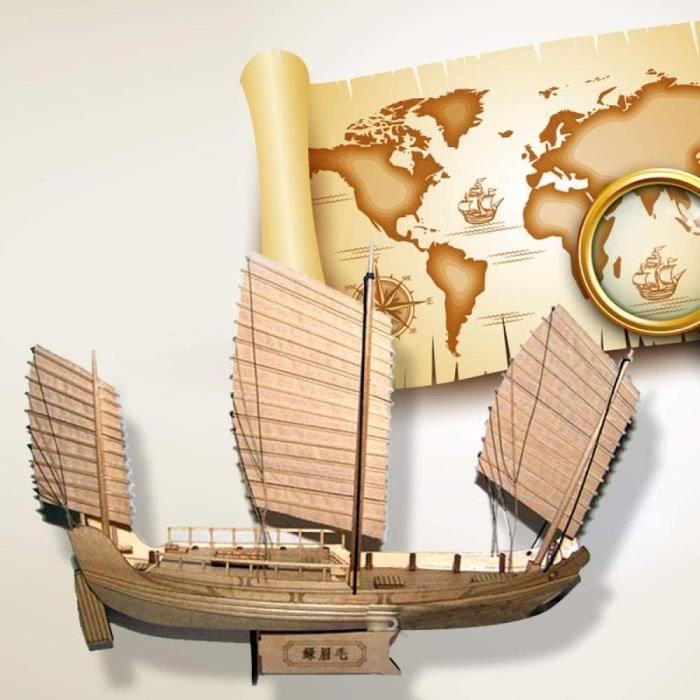 Kit De Maquette Bateau Voilier En Bois – Modèle 3D à Assembler – Décoration Ou Jouet éducatif Dès 7 Ans