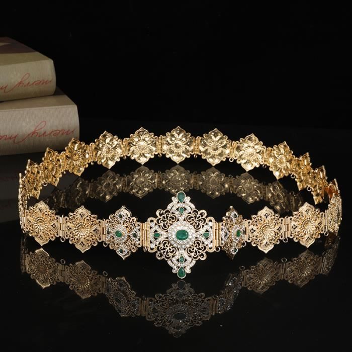 Or rose 110cm Ceinture Marocaine Holloway pour Femme Pour Robe de Mariee Bijou de Corps Chaine en Meta Achat Vente bouton de manchette Or rose 110cm Ceinture Mar Femme