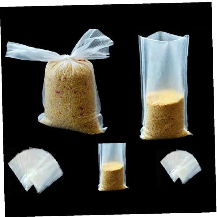 Sacs PVA Pêche Carpe – Maille Micro 3.7x500 Cm, Soluble Dans L'Eau – Pour Appâts, Vers, Granulés