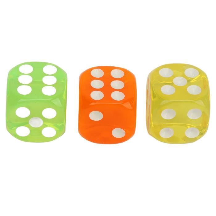 Lot De 50 Dés Acryliques Translucides – 12 Mm, 4 Couleurs, Coins Arrondis – Pour Jeux, Maths Et Loisirs