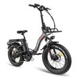 FAFREES F20 Max Vélo électrique 20"  Avec Batterie Samsung 48V 22,5 Ah - Autonomie 160 km - Moteur 500 W Shimano 7 vitesses-2
