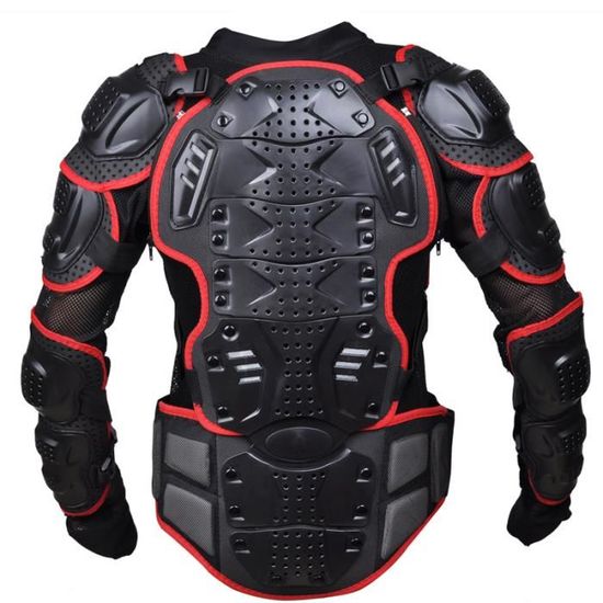 Armure de moto unisexe veste de protection complète du corps colonne  vertébrale vêtements anti-chute homme femme - Cdiscount Auto