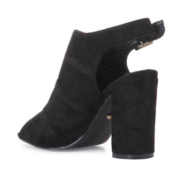 Boots ouvertes femme top