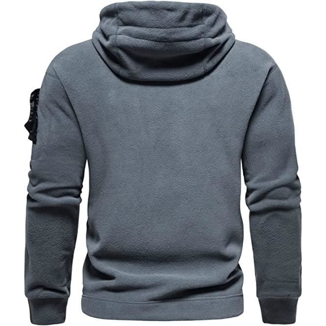 Sweat Capuche Homme Confortable Slim Homme Couleur Unie Casual
