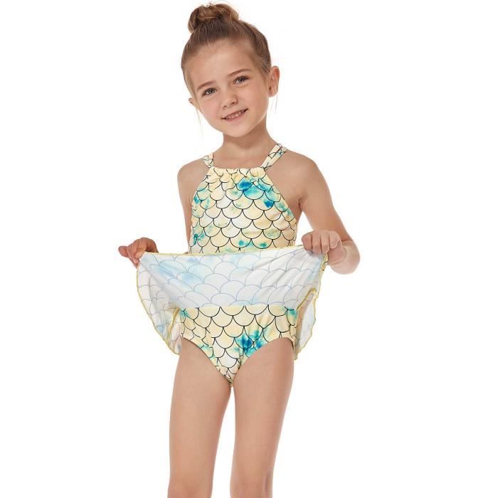Maillot de bain fille jupette 2025