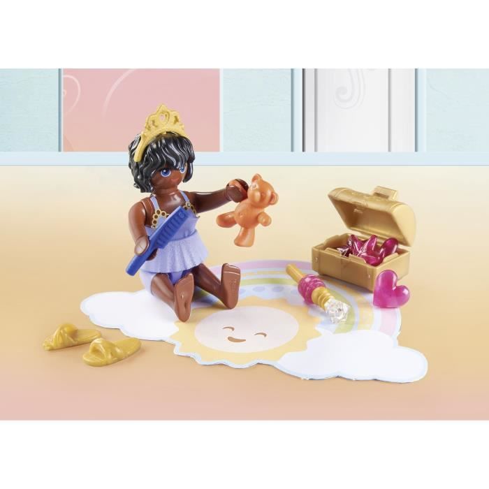 Playmobil 71362 Chambre De Princesses Avec 2 Princesses Et Lits à Bascule - Princess Magic Dès 4 Ans